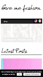 Mobile Screenshot of givemefashionblog.com